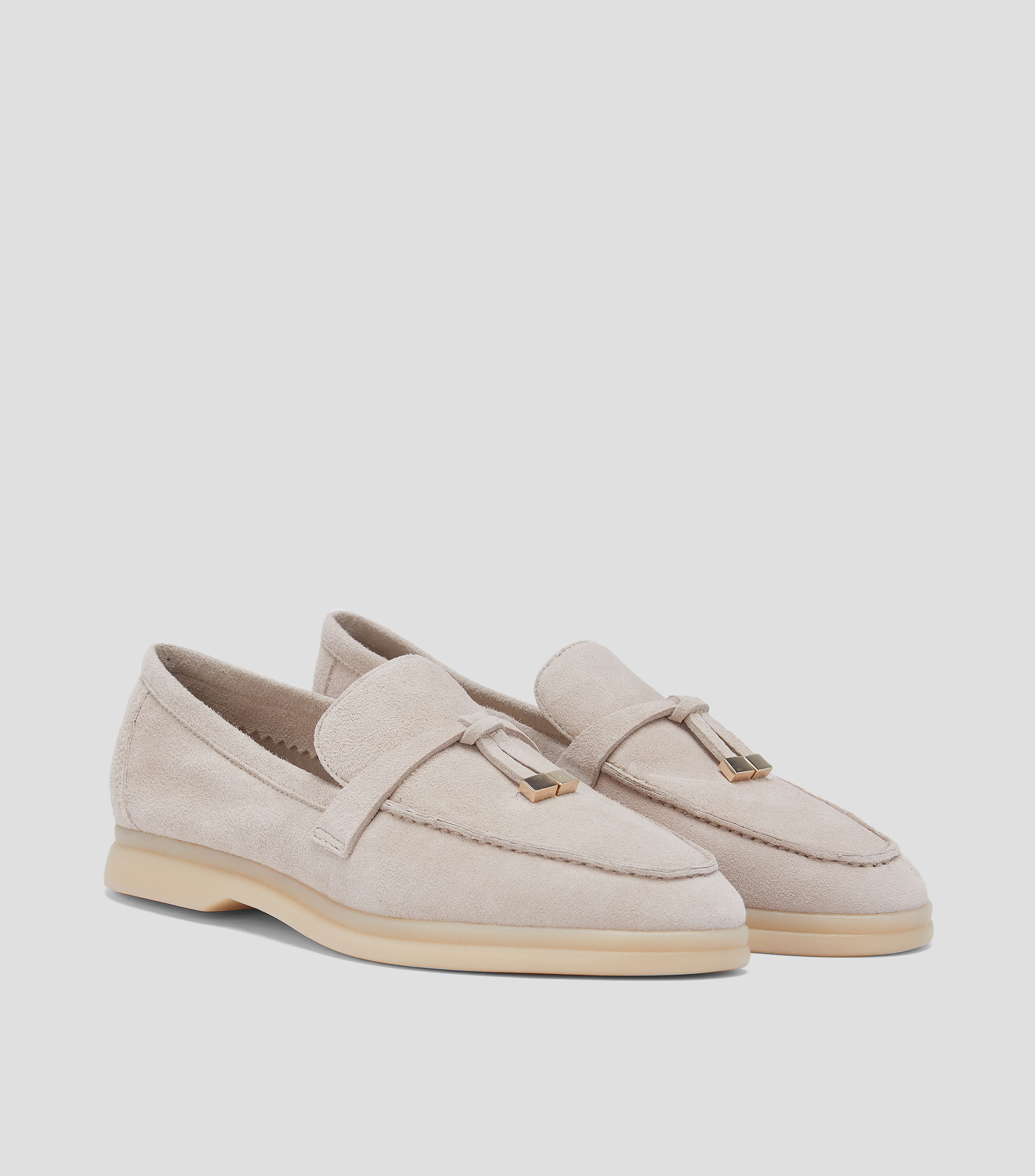 Mocasines Mlyanelli en piel con tacon bajo ancho Mujer